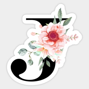 LETTER MONOGRAM J Sticker